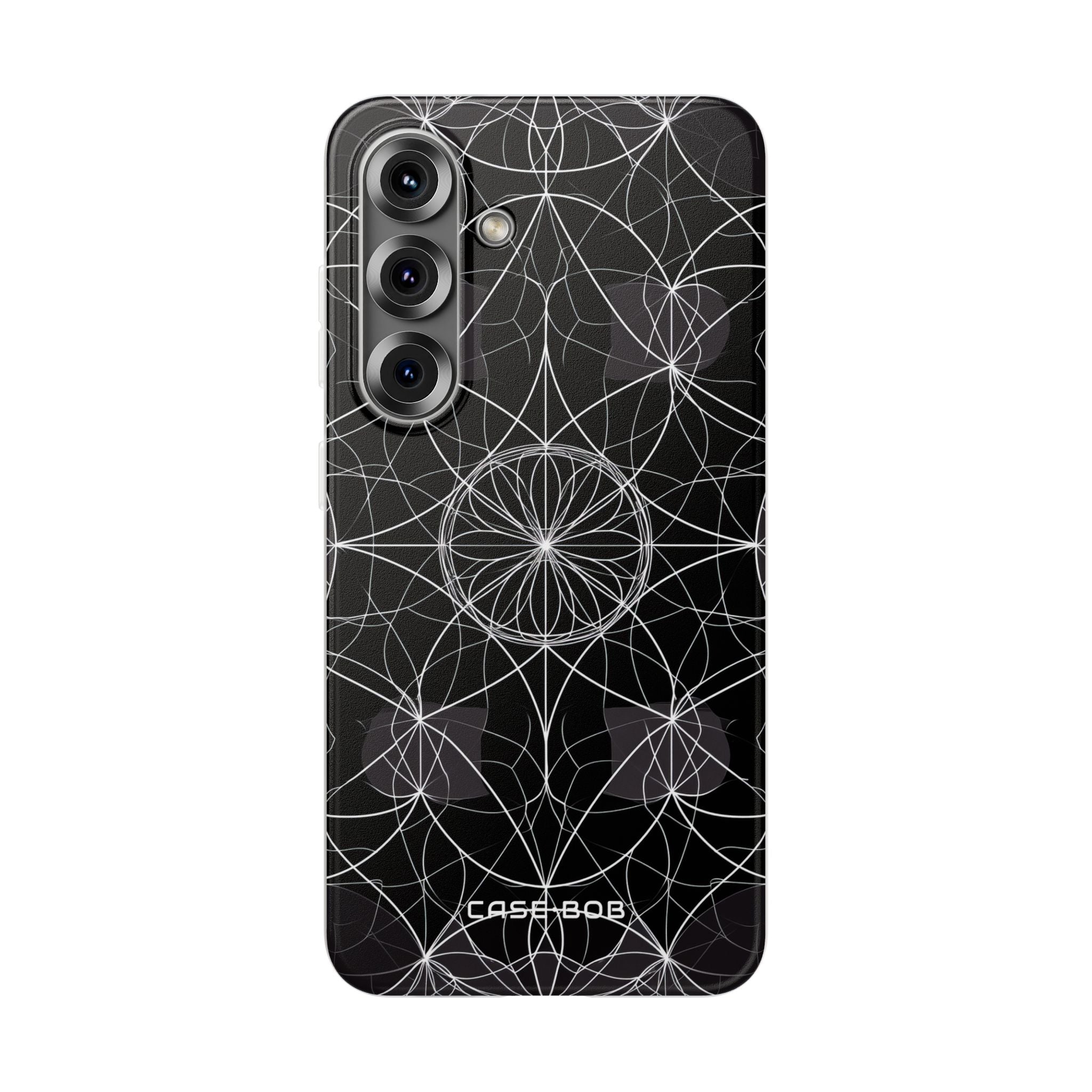 Strahlender Blütenblatt-Orbit Samsung S25 Case - Soft