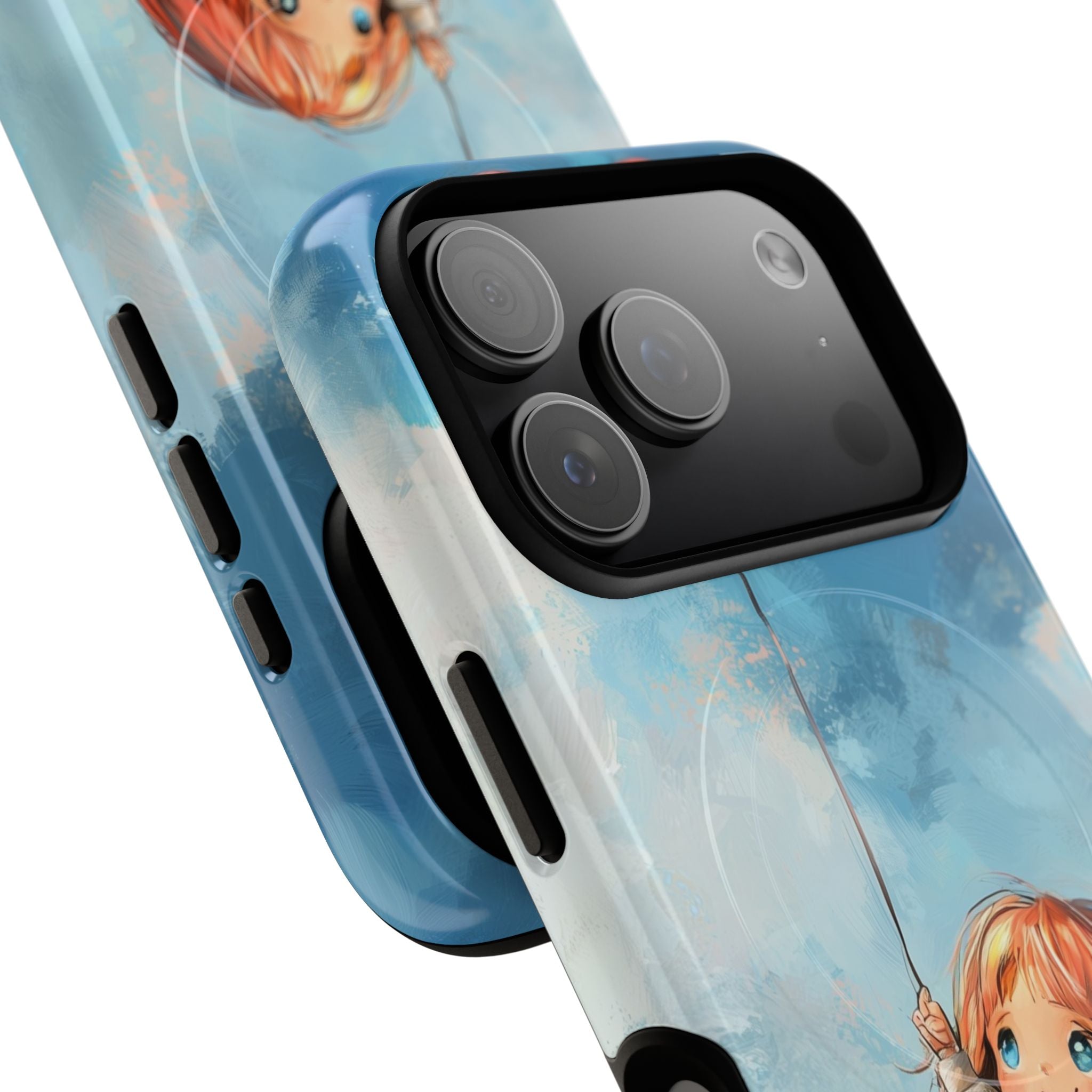 Crimson Heart Sky · Tough+ Coque de téléphone pour iPhone · Magsafe