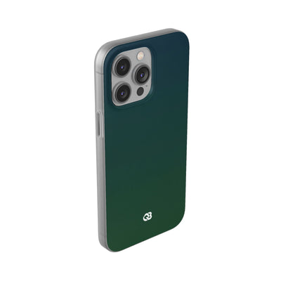 Green Lite Phone Case for iPhone - Midnight Pine Horizon