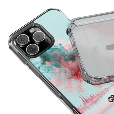 Sonic Bloom · Clear Impact Magnetic Phone Case for iPhone · Red
