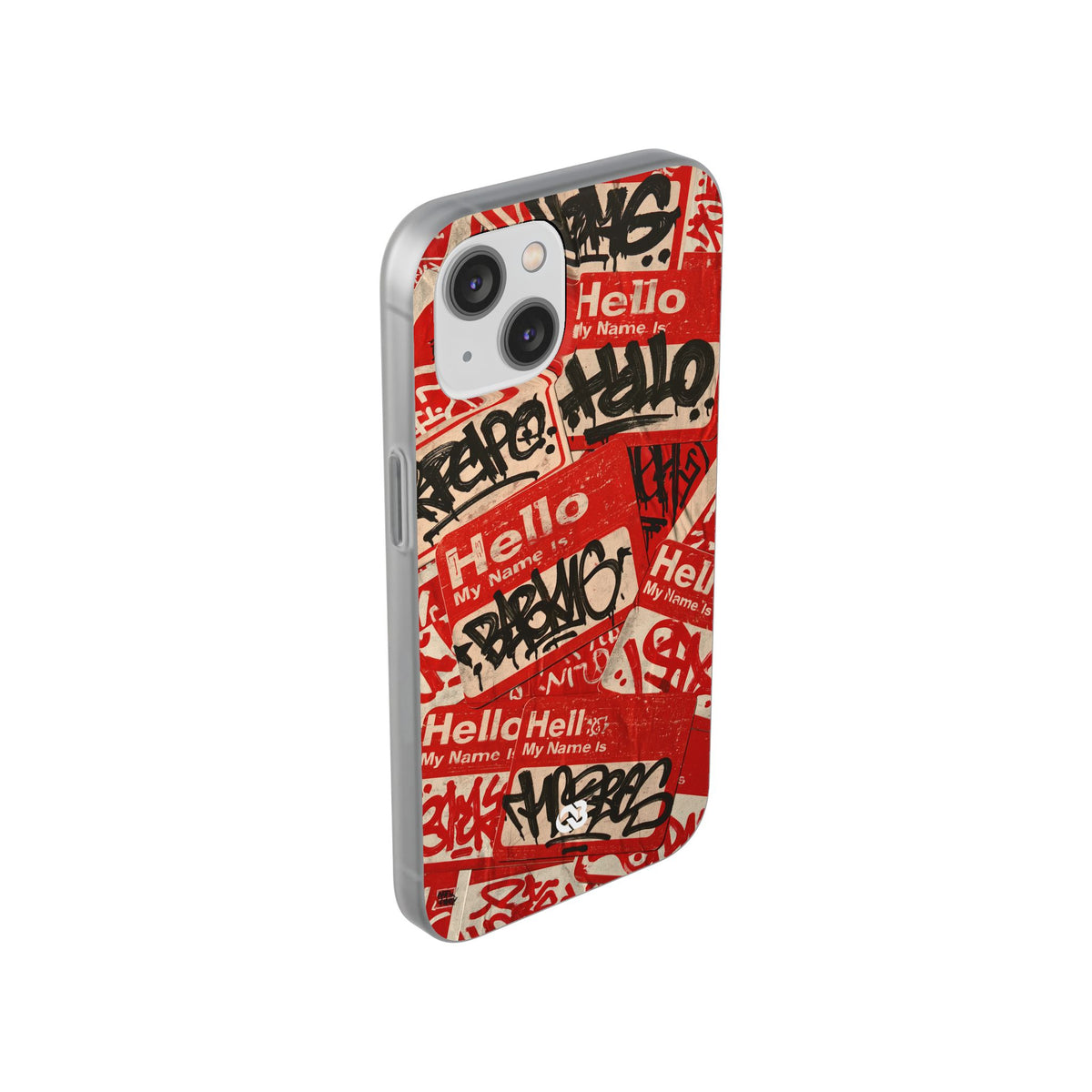 Slap Tag Collage · Lite Phone Case for iPhone ·  Red
