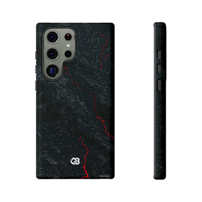 Crimson Rift · Tough Phone Case for Samsung · Black