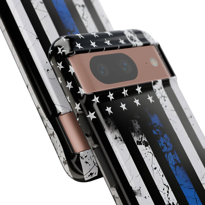Gritty Cobalt Flag · Tough Phone Case for Google Pixel