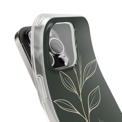 Green Lite Phone Case for iPhone - Deep Moss Willow