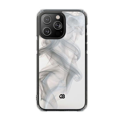 Vapor Noir · Clear Impact Magnetic Phone Case for iPhone ·  White