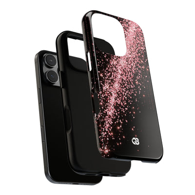 Rose Digital Cascade · Tough Phone Case for iPhone · Pink