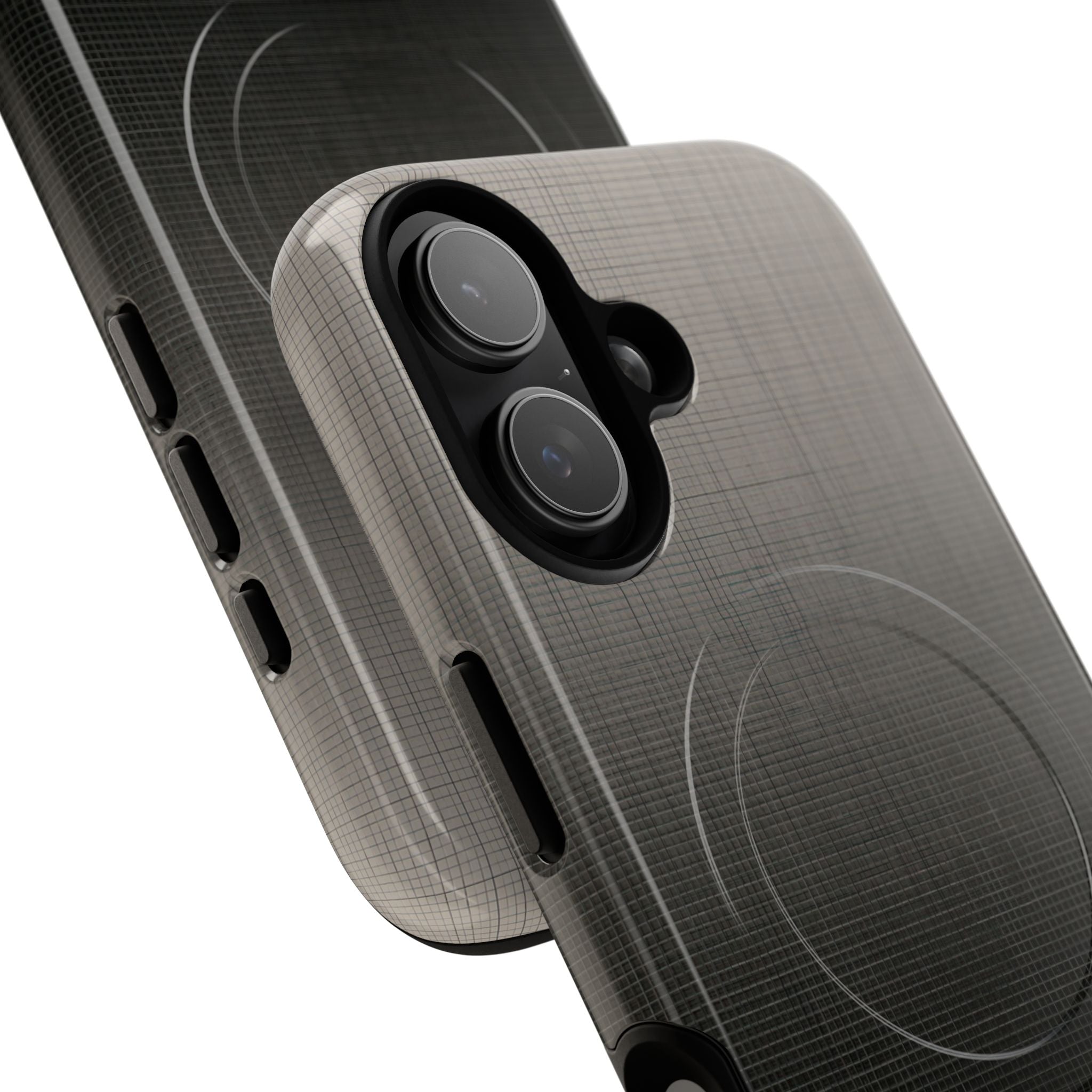 Grey Tough 2.0 Magsafe Phone Case for iPhone - Faded Sand Mesh