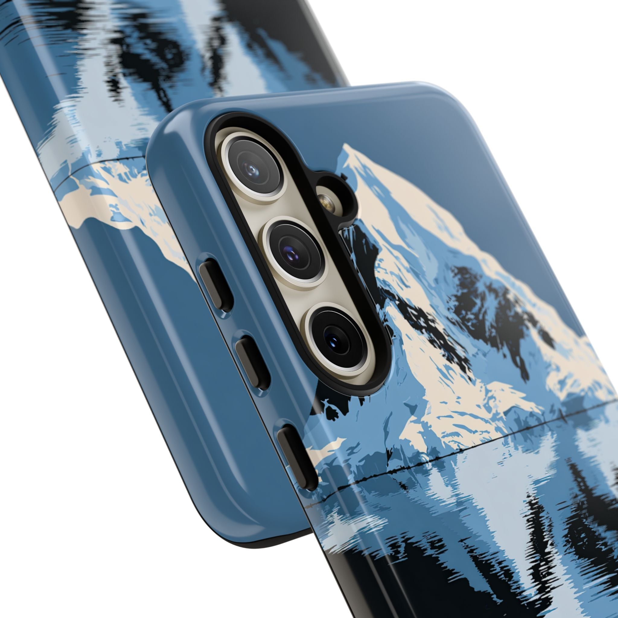 Blue Tough Phone Case for Samsung - Arctic Summit Mirror