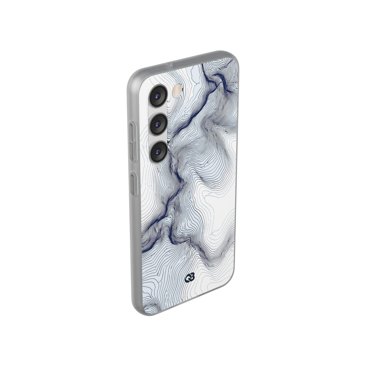 Nordic Ridge Contour · Lite Phone Case for Samsung · White