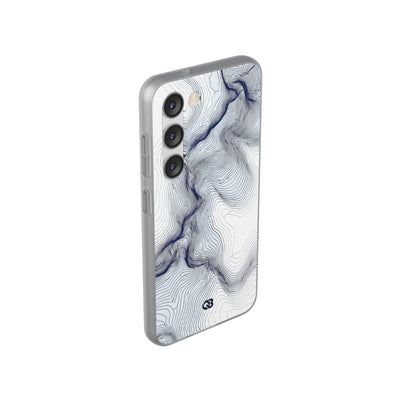 Nordic Ridge Contour · Lite Phone Case for Samsung · White