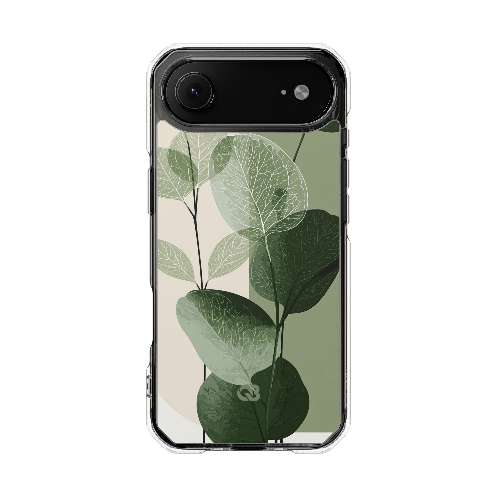 Green Impact MagSafe Phone Case for iPhone - Sage Leaf Skeletals