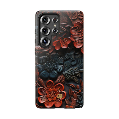 Carved Earth Bloom · Tough Mobilskal för Samsung