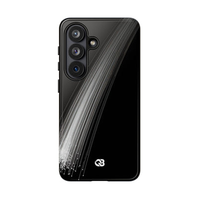 Black Tough Phone Case for Samsung - Linear Velocity Beam