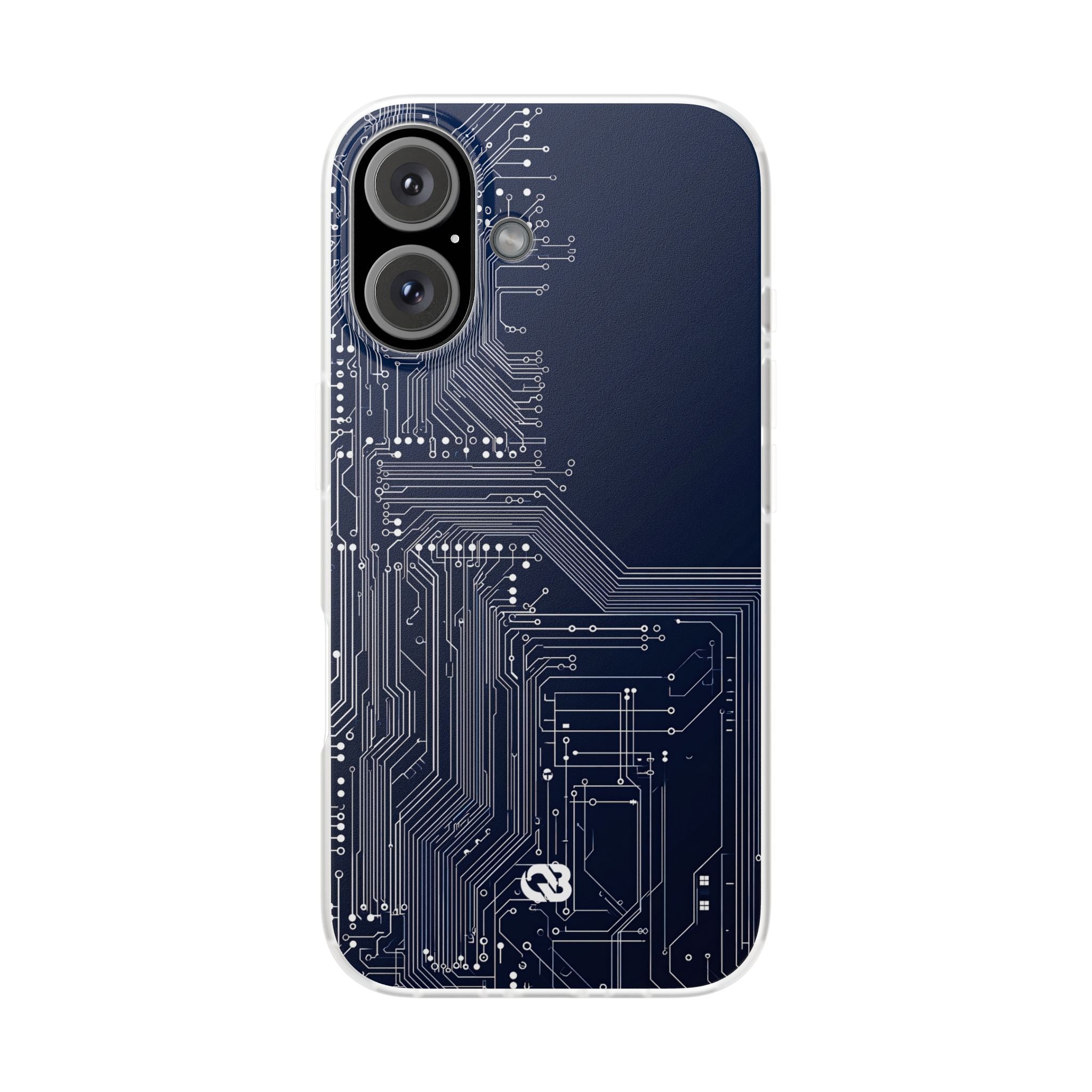 Blue Lite Phone Case for iPhone - Cobalt Data Stream