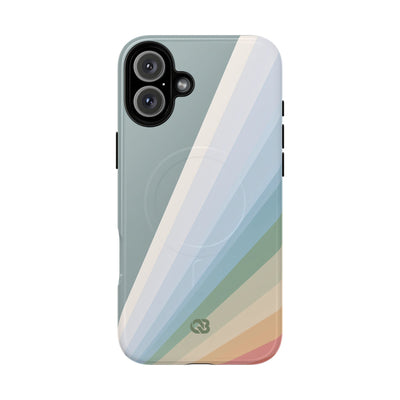 Green Tough 2.0 Magsafe Phone Case for iPhone - Sage Prism Beam