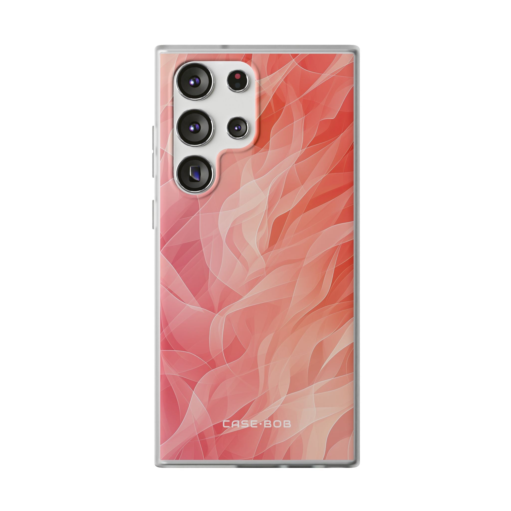 Peach Wave Drift Samsung S23 Ultra Case - Soft