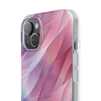 Pink Wave iPhone 15 Plus Cover - Blød