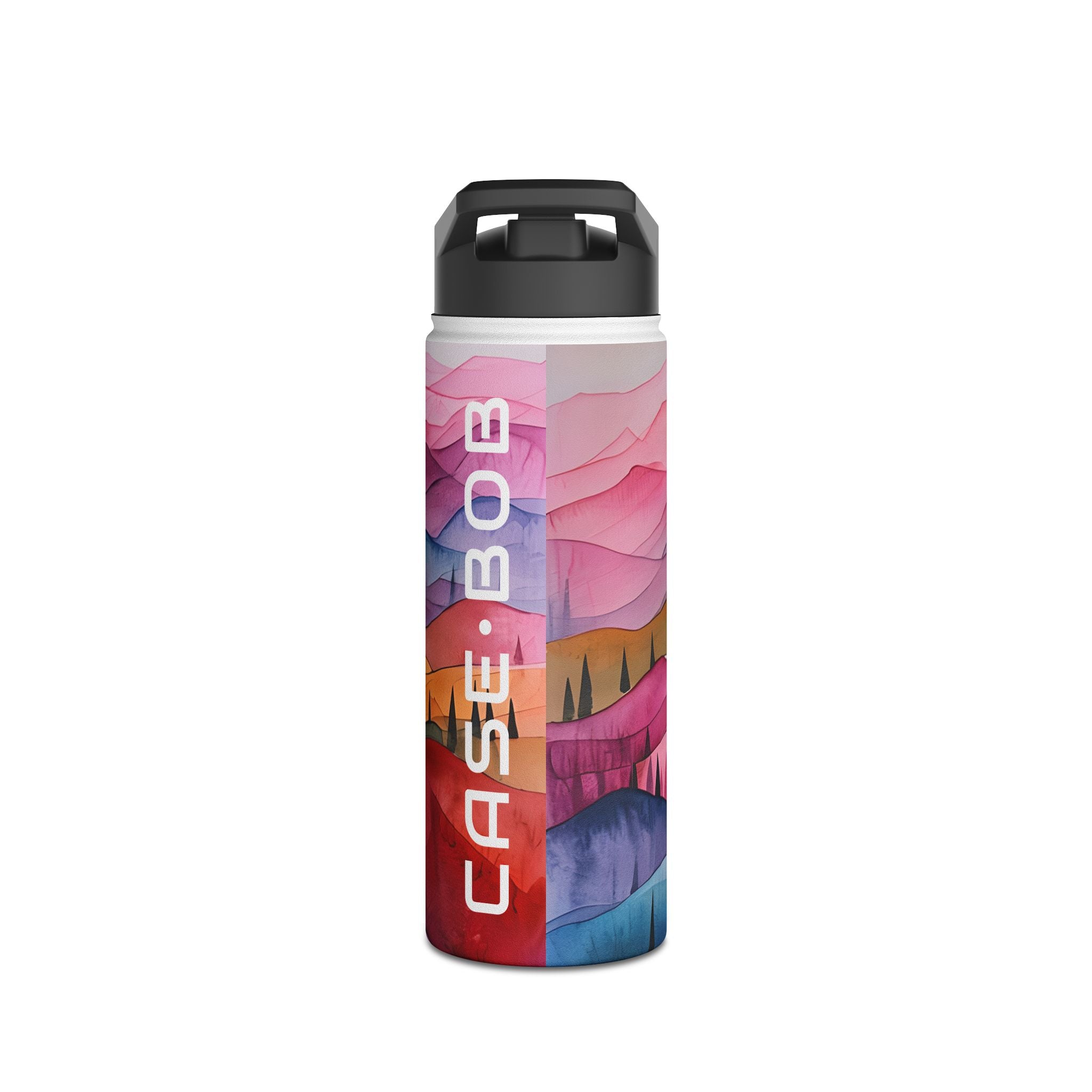 White Pathway - Stainless Steel Water Bottle