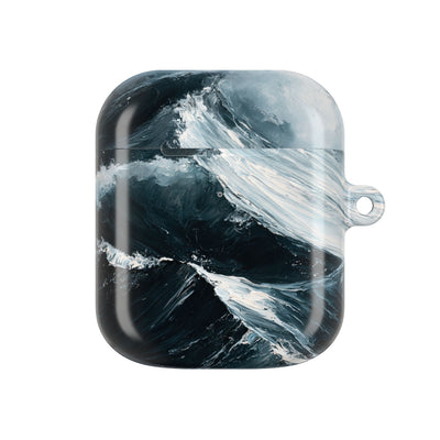 Nordic Swell · Hard Case for AirPods & AirPods Pro · Blue