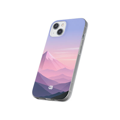 Purple Lite Phone Case for iPhone - Lavender Alpine Dawn