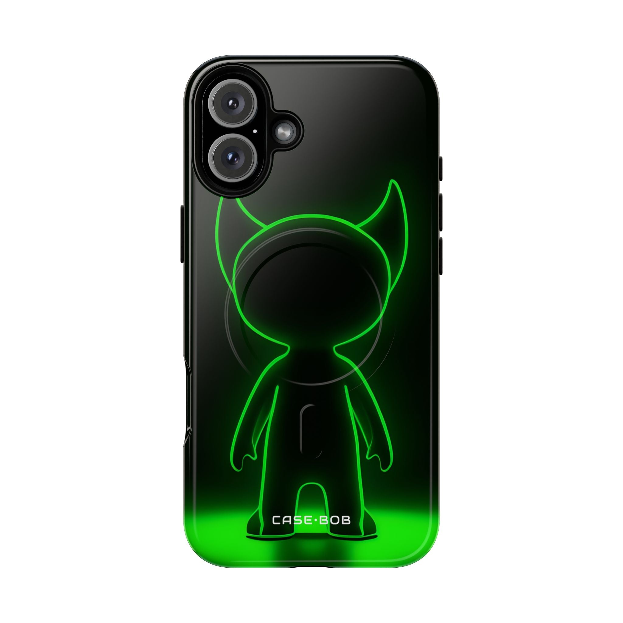 Neon Horned Glow iPhone 16 Plus Case - Tough+