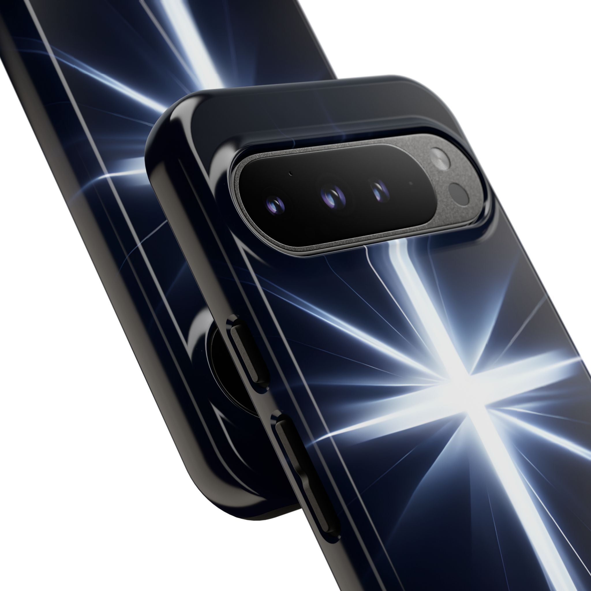 Glowing Crossburst Google Pixel 9 Pro XL Case - Tough