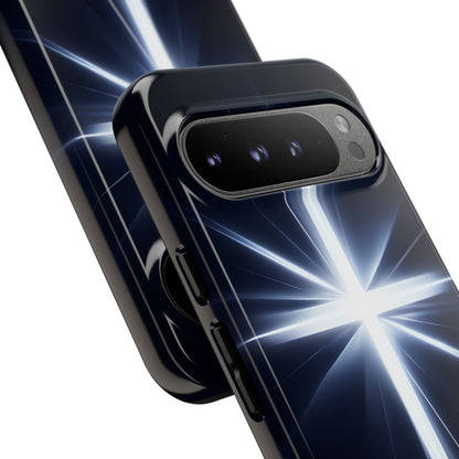 Glowing Crossburst Google Pixel 9 Pro XL Case - Tough