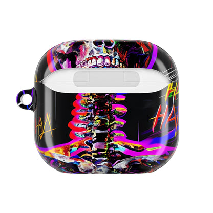 Neon Skeleton Laughter - AirPods Case