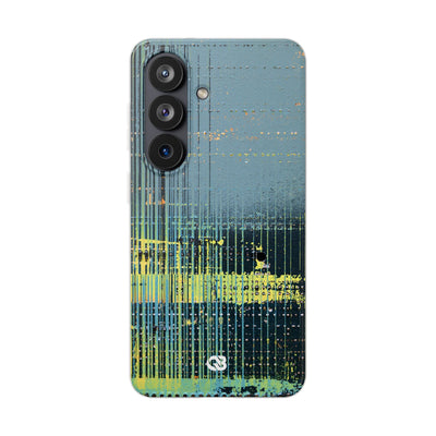 Acid Raster Circuit · Lite Phone Case for Samsung · Teal
