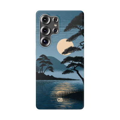 Blue Lite Phone Case for Samsung - Midnight Kyoto Pine