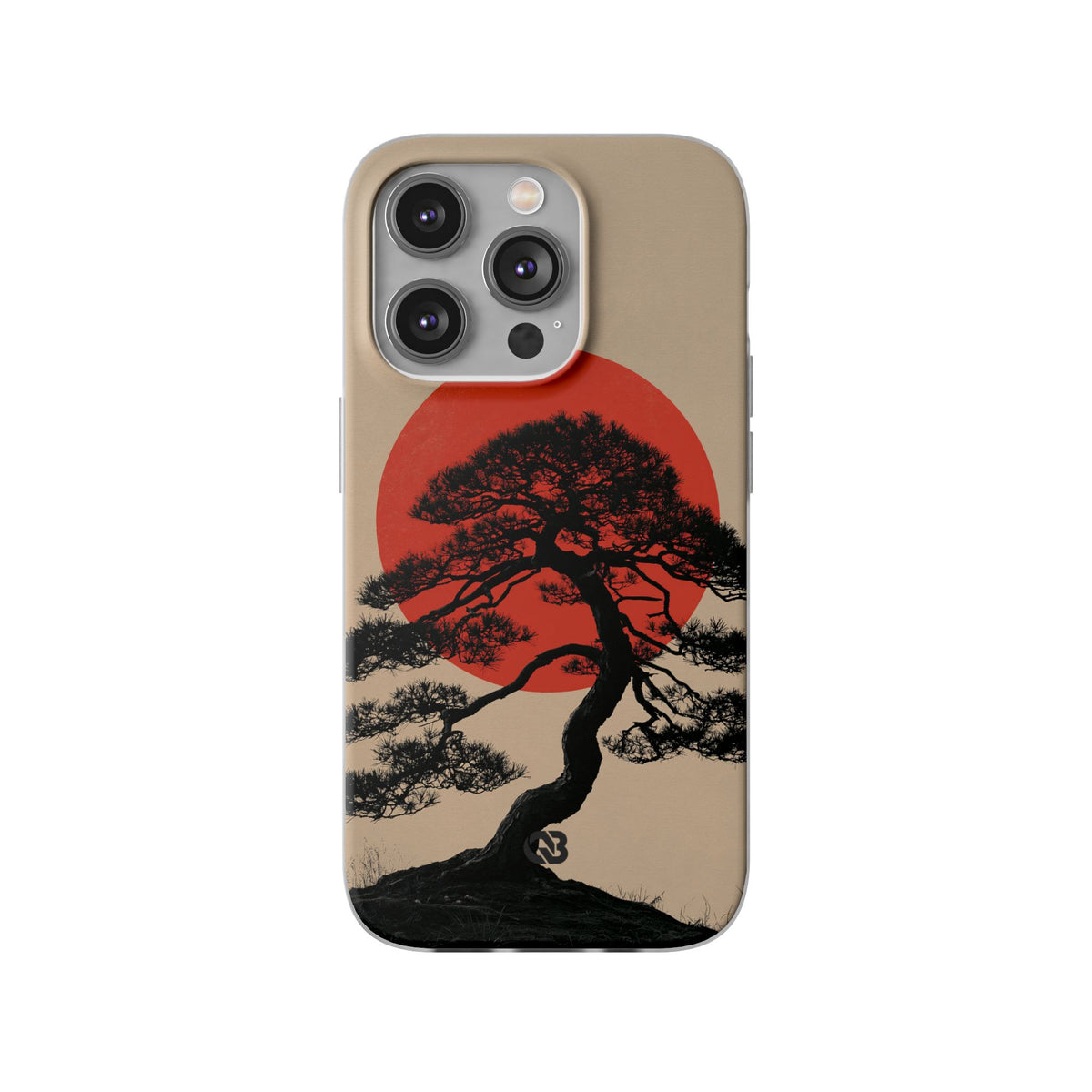Crimson Pine Solitude · Lite Phone Case for iPhone ·  Beige
