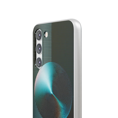 Blue Lite Phone Case for Samsung - Cyan Vector Sphere