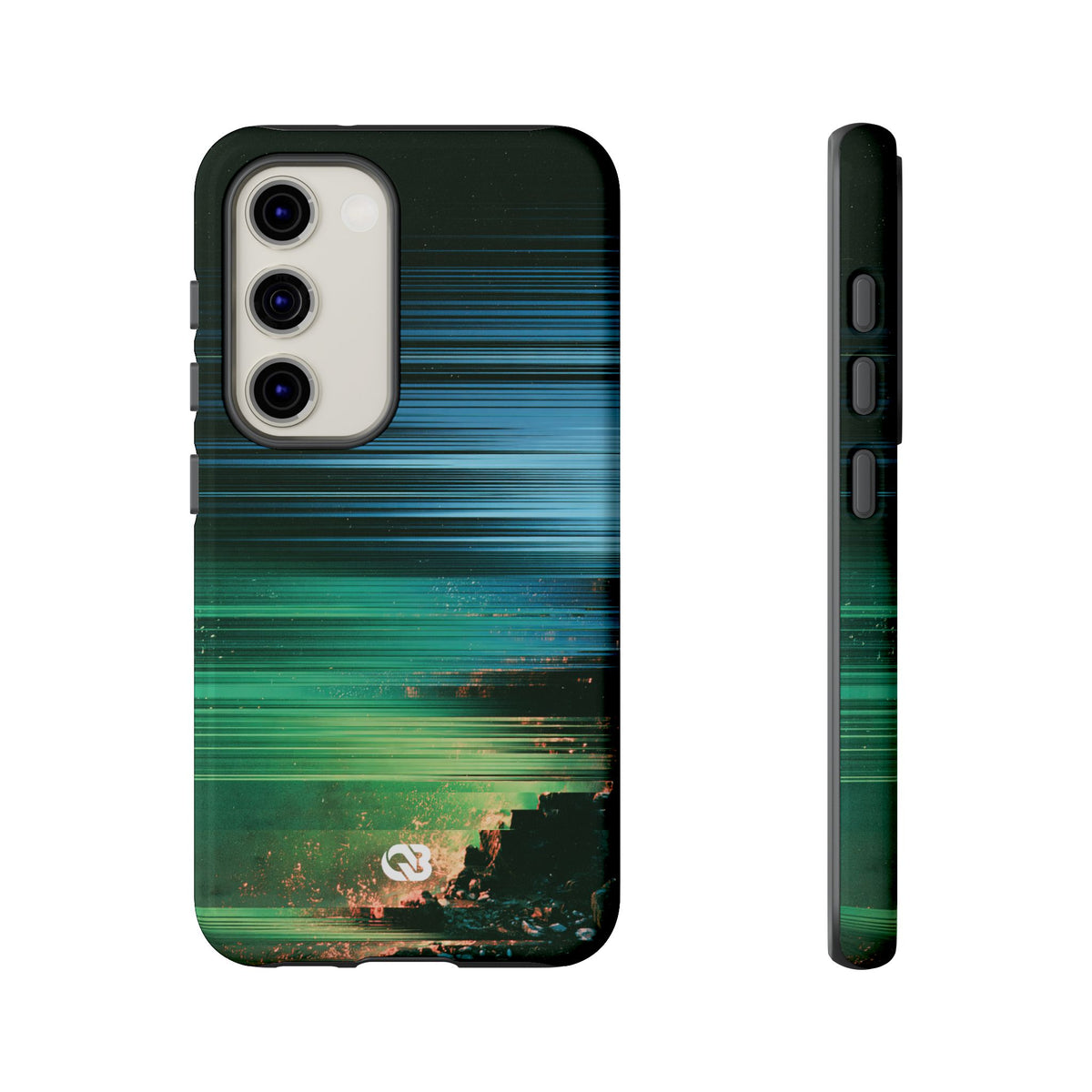 Digital Shoreline Drift · Tough Phone Case for Samsung · Teal