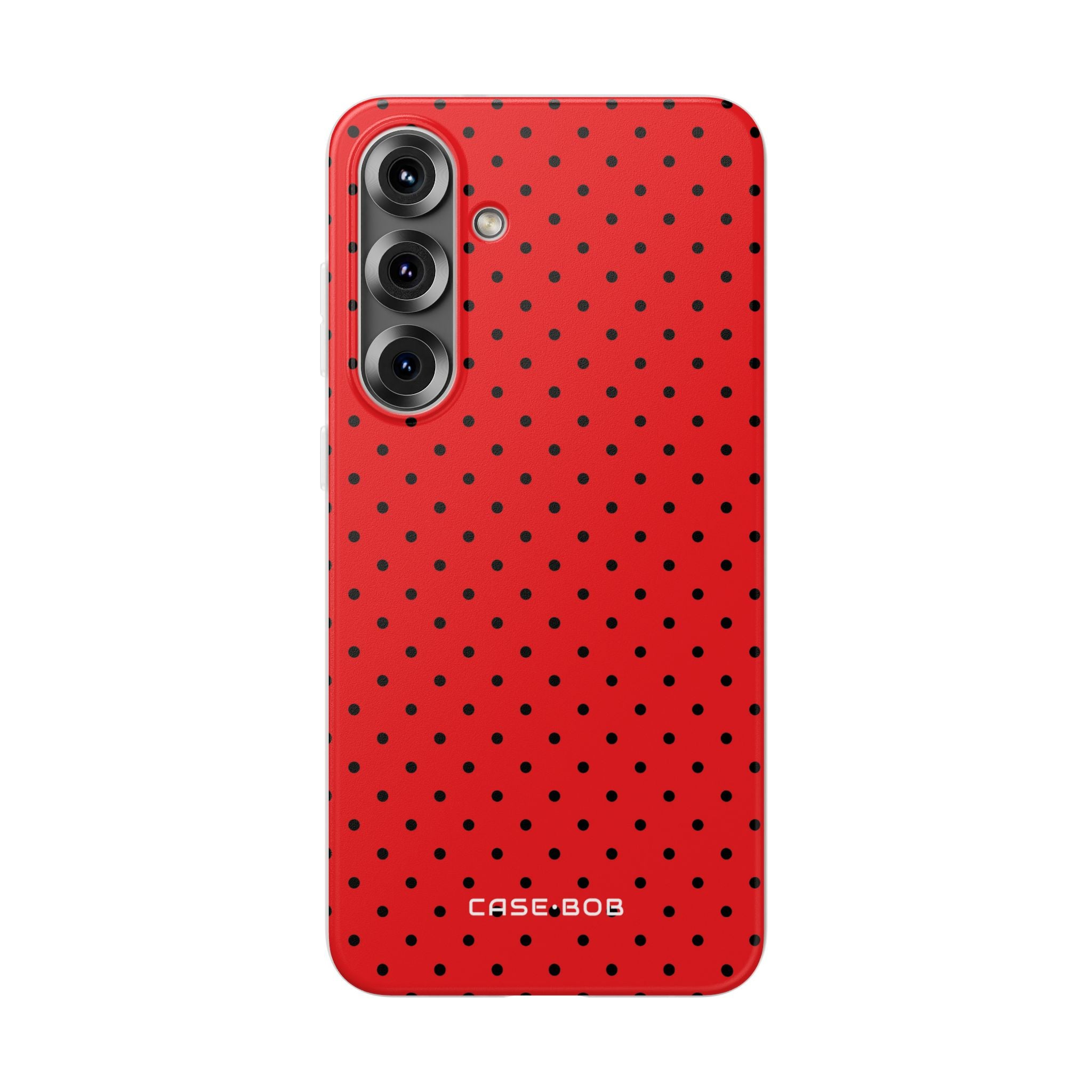 Black Dot Matrix Samsung S25 Plus Case - Soft