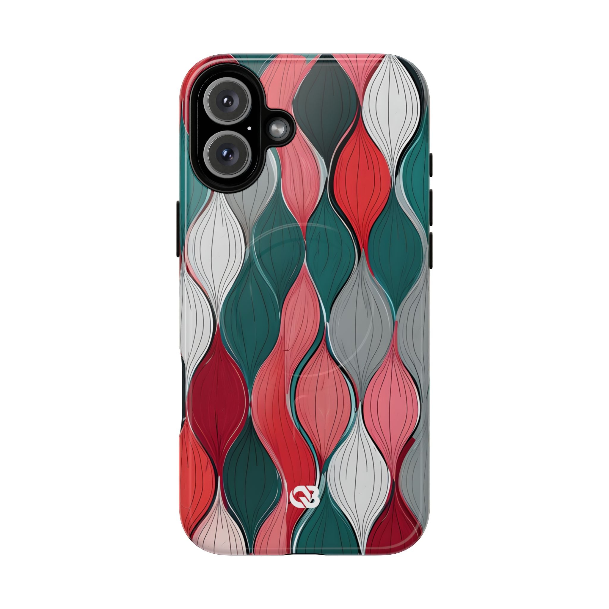 Slate Rose Ripple · Tough+ Hoesje voor iPhone · Magsafe
