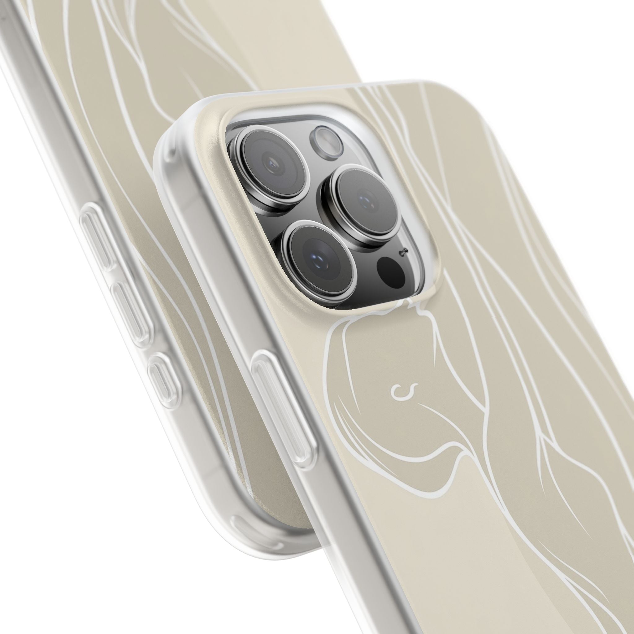 Ethereal Sand Silhouette · Soft Coque de téléphone pour iPhone