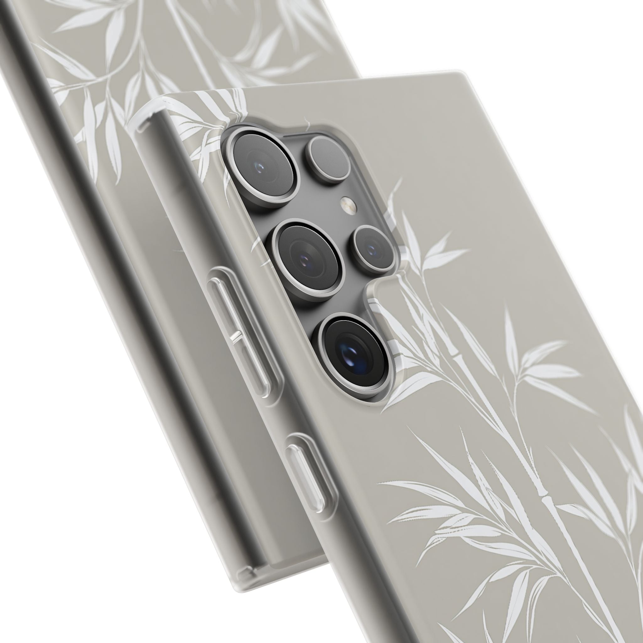 Beige Lite Phone Case for Samsung - Sandstone Bamboo Stalks
