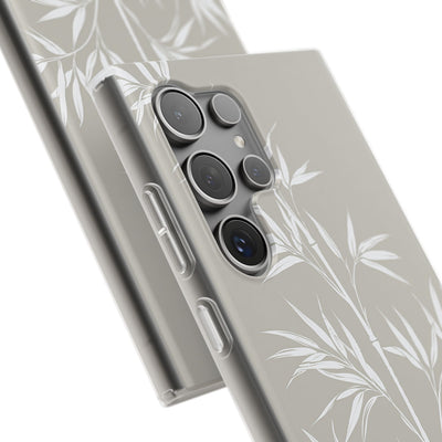 Beige Lite Phone Case for Samsung - Sandstone Bamboo Stalks