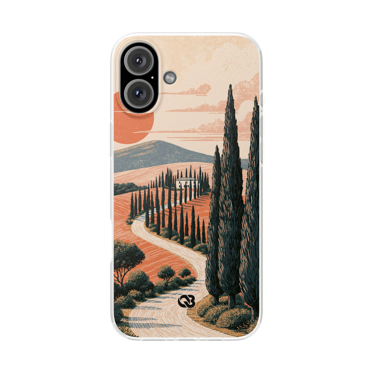 Tuscan Cypress Horizon · Lite Phone Case for iPhone ·  Orange
