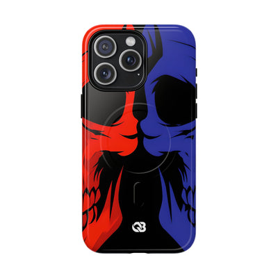 Crimson Cobalt Skulls · Tough+ Phone Case for iPhone · Magsafe