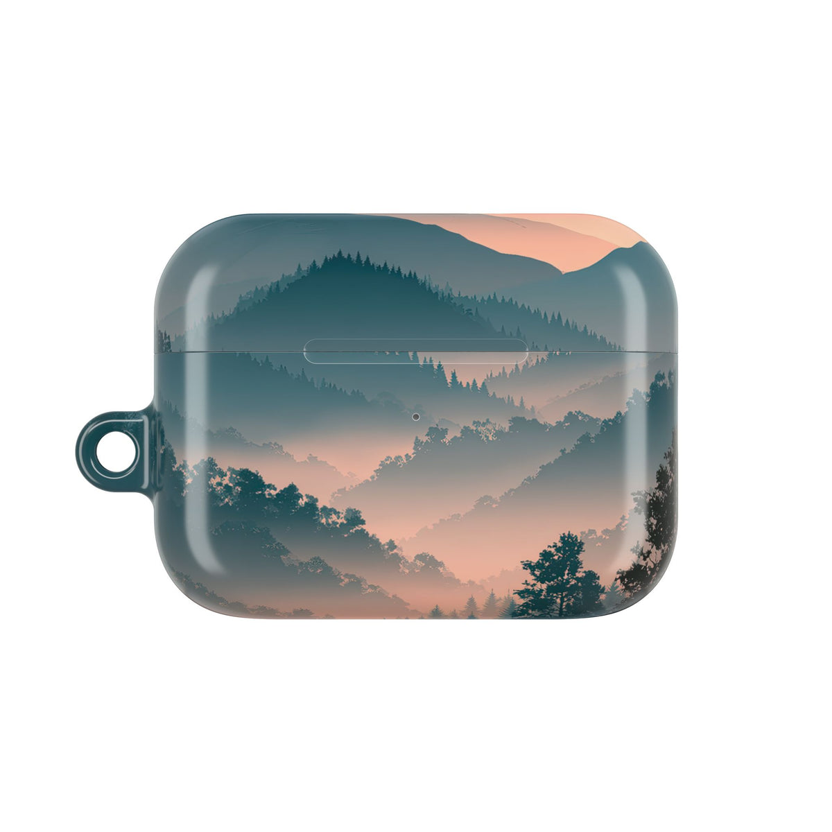 Misty Pine Summit · Hard Case for AirPods & AirPods Pro · Green