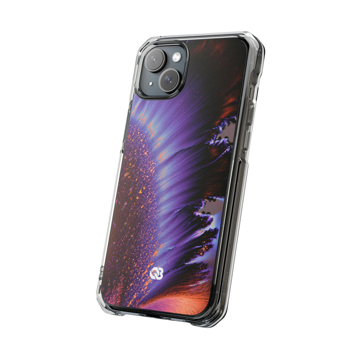 Ethereal Corona · Clear Impact Magnetic Phone Case for iPhone · Purple