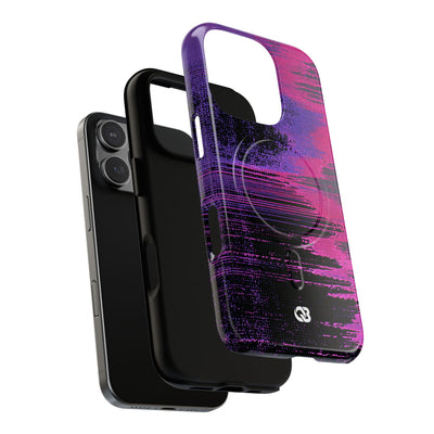 Neon Signal Shift · Tough 2.0 Magnetic Phone Case for iPhone · Purple
