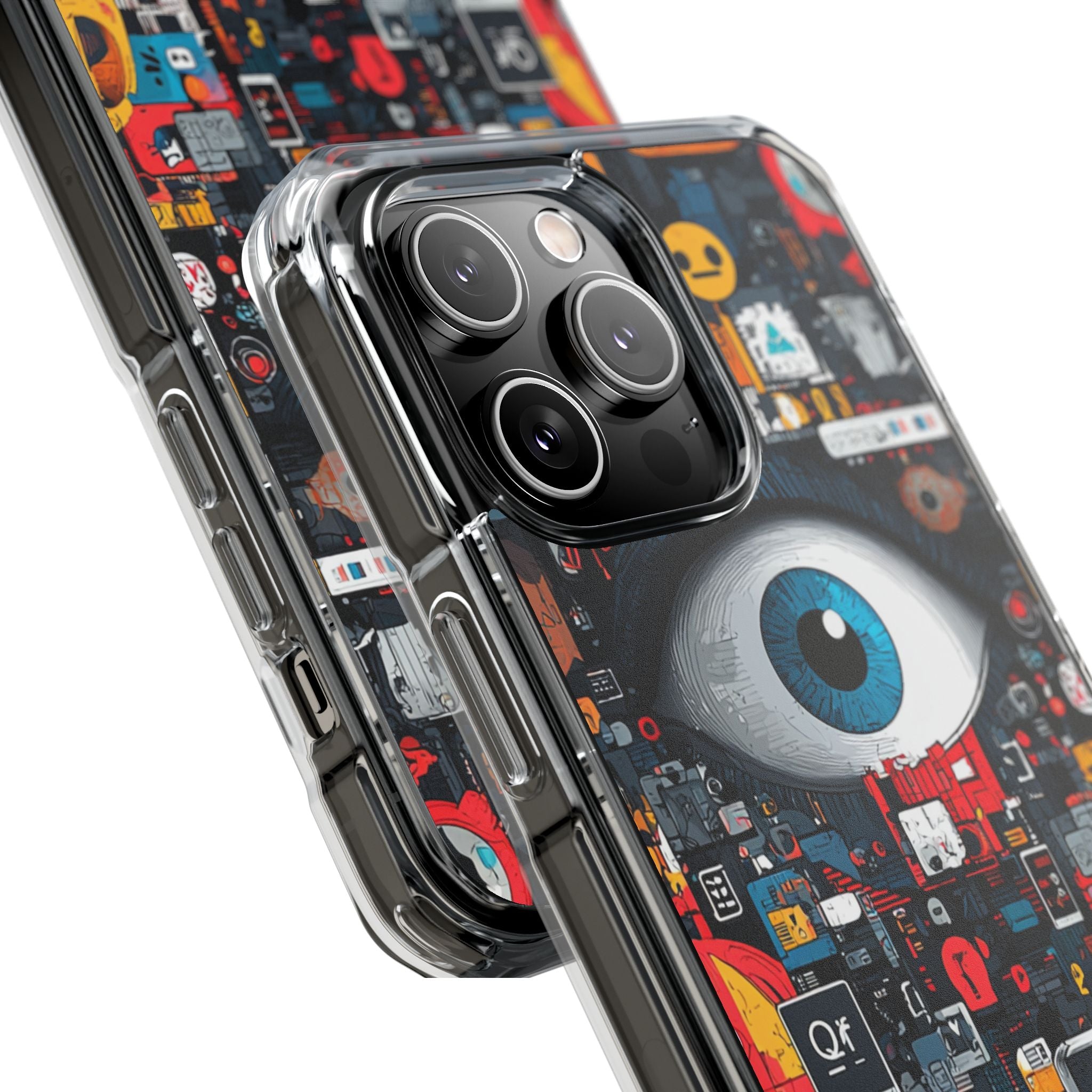 Digital Eye Blue iPhone 14 Pro Max Cover - Impact