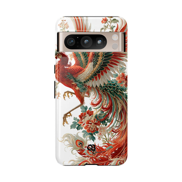 Vermilion Imperial Phoenix · Tough Phone Case for Pixel ·  Red