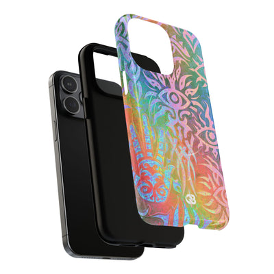 Chromatic Mystic Sigil · Tough 2.0 Magnetic Phone Case for iPhone · Blue