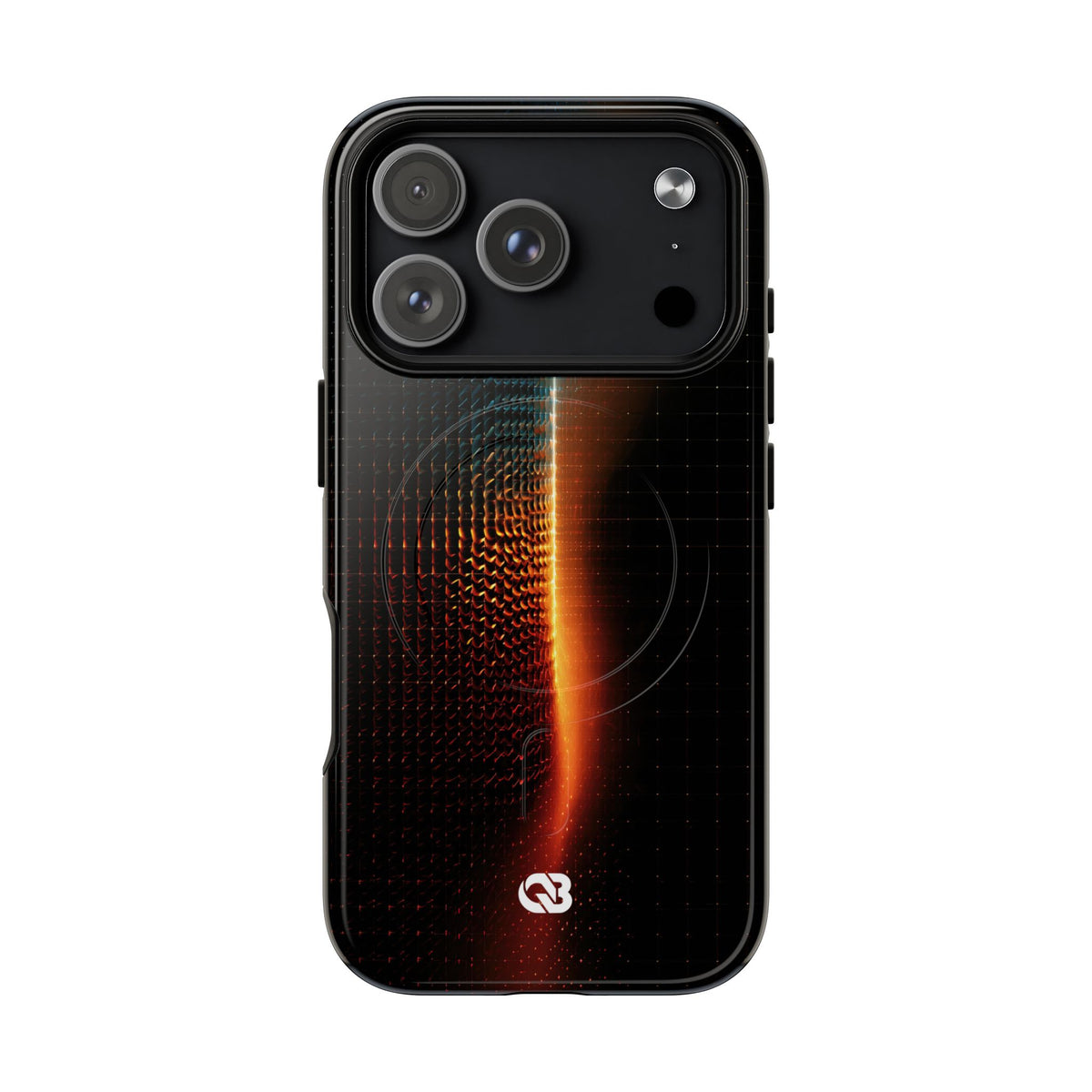 Luminous Refraction Grid · Tough 2.0 Magnetic Phone Case for iPhone · Black