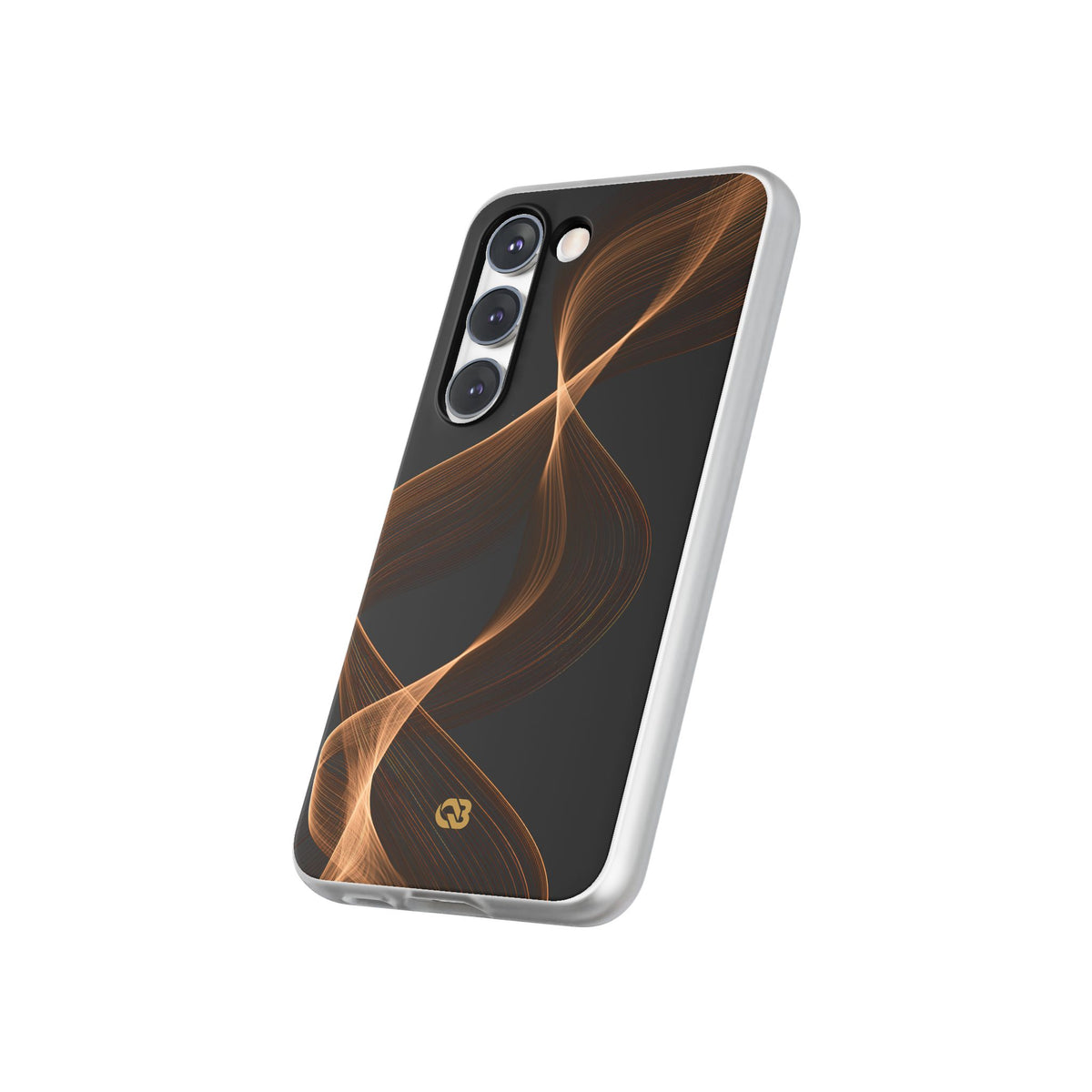Amber Contour Flow · Lite Phone Case for Samsung · Black