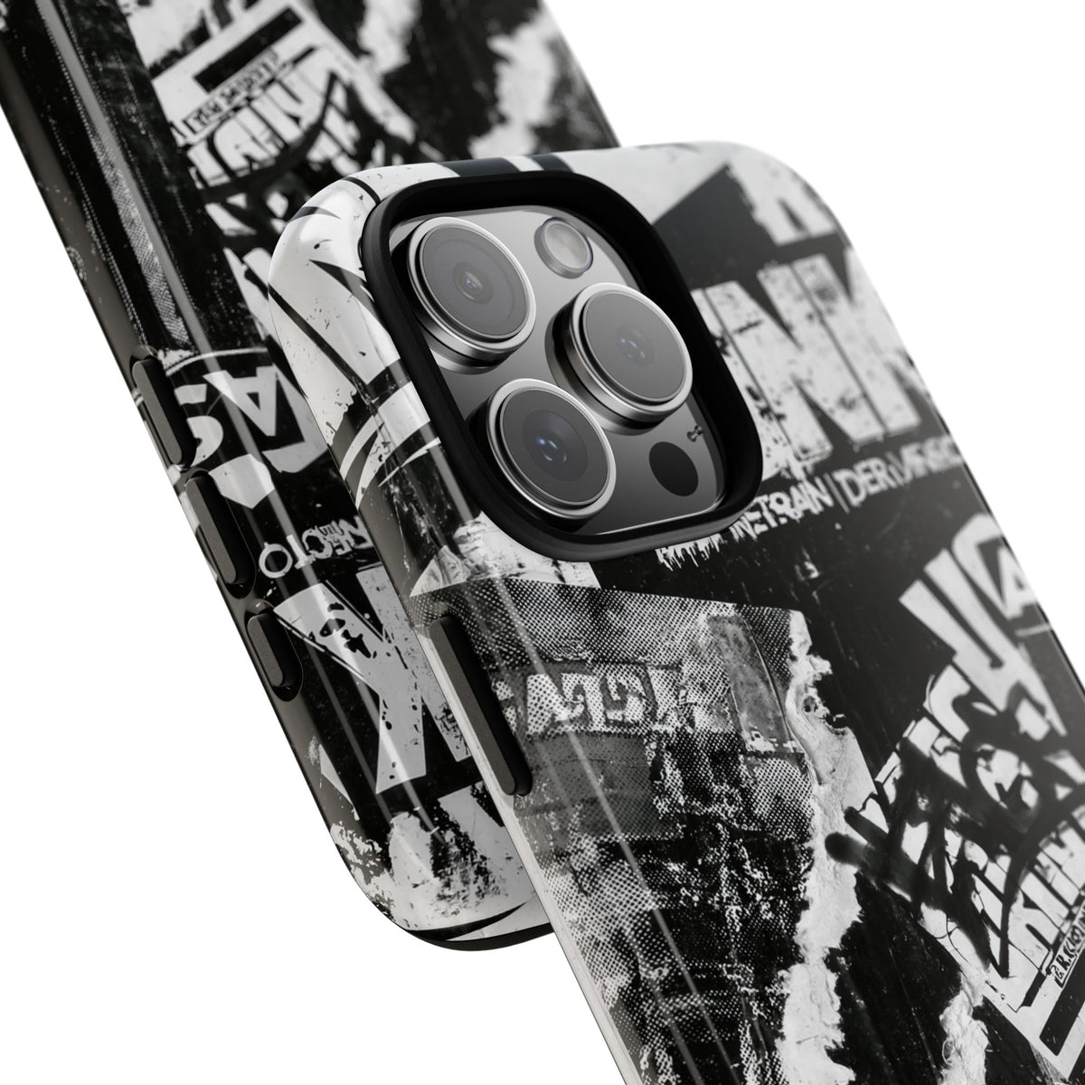 Underground Punk Collage · Tough Phone Case for iPhone · Black
