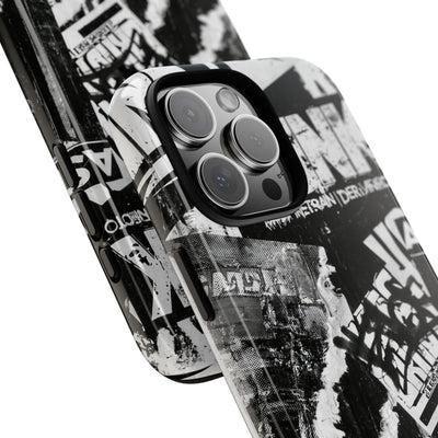 Underground Punk Collage · Tough Phone Case for iPhone · Black